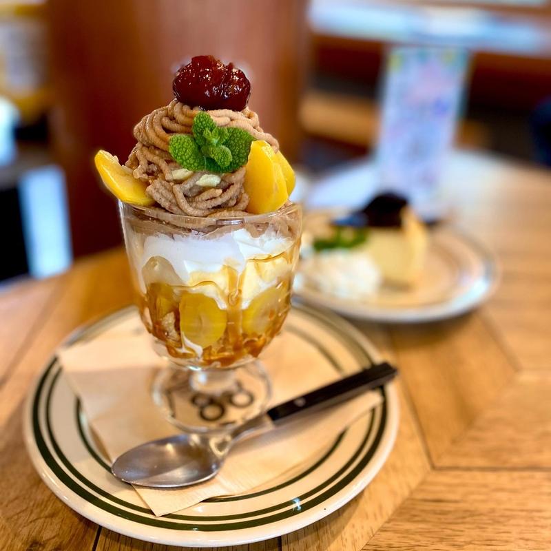 マロンパフェ(カフェチャレンジャー88 生駒テラス店)