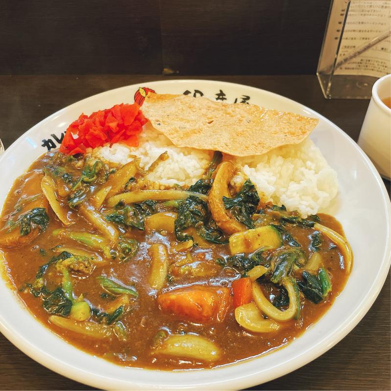 ベジダブルカレー(印度屋)