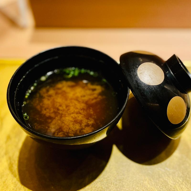 鮨✖️天冨良　昼会席(止め椀)(池袋　鮨よこ田)