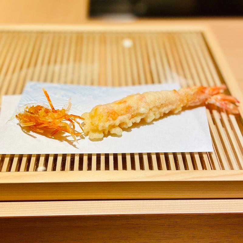 鮨✖️天冨良　昼会席(車海老天麩羅)(池袋　鮨よこ田)