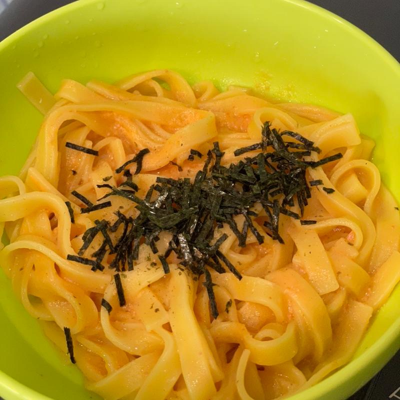 明太子パスタ(生鮮の杜カラオ)