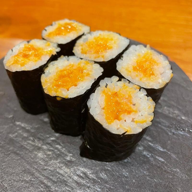 雲丹の細巻き(三府鮨 阪急茨木店)