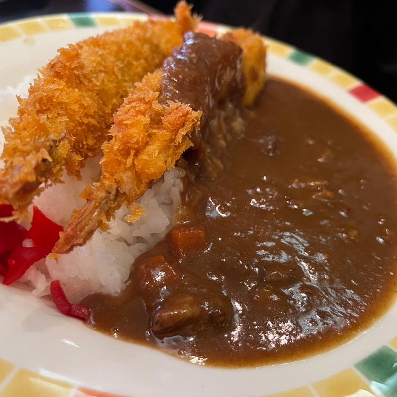 海老フライカレー(穂里館)