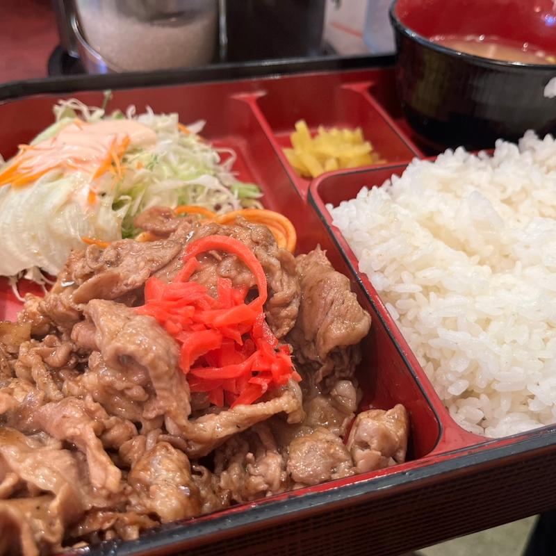 豚生姜焼き弁当(穂里館)