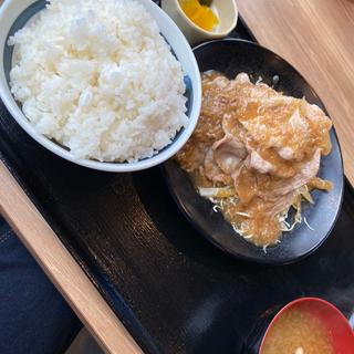 生姜焼き定食(野郎めし 座間店)
