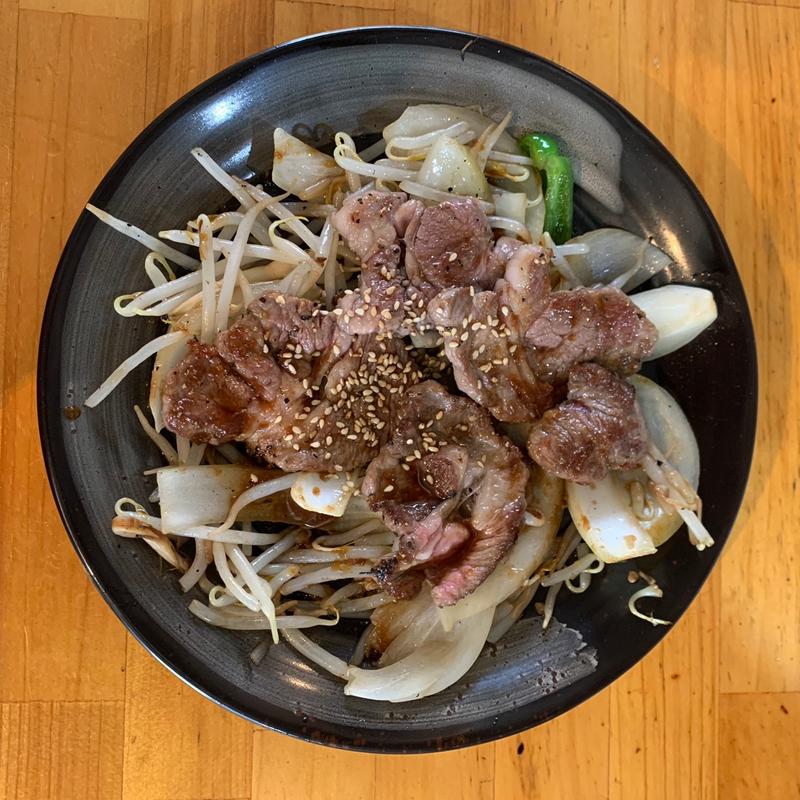 ジンギスカン定食(ジンギスバル まーさん)