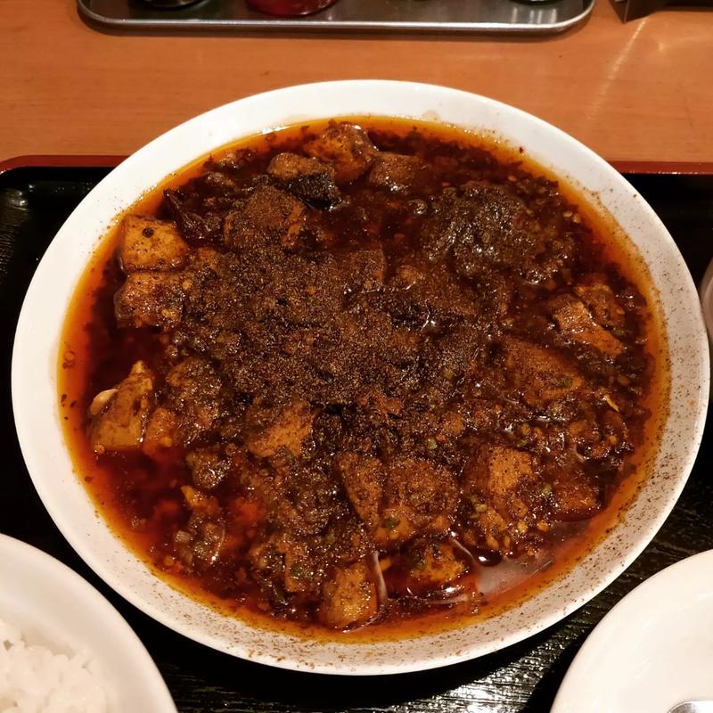 茉莉花風麻婆豆腐 超激辛（ハーフ）(中華キッチン 茉莉花)