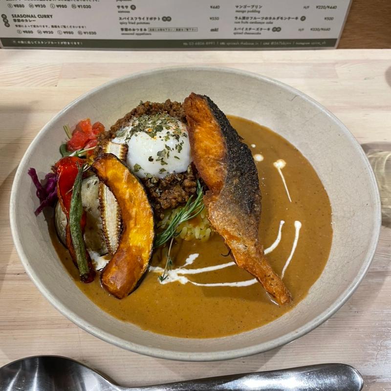 2種盛りカレーセット(スパイセッシュ)