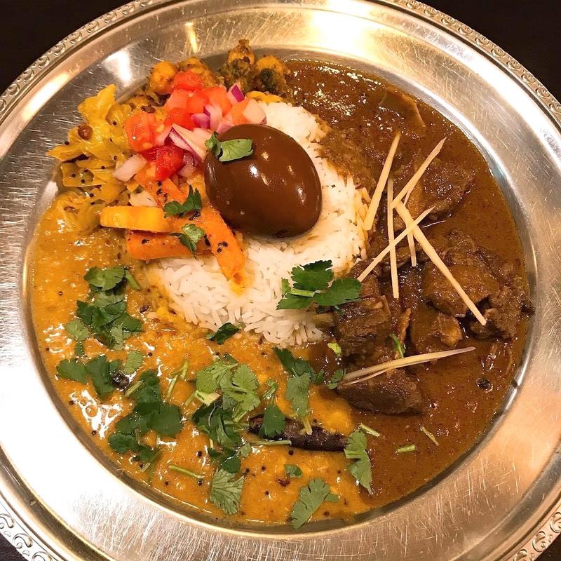 山羊のカレー(定食堂 金剛石)