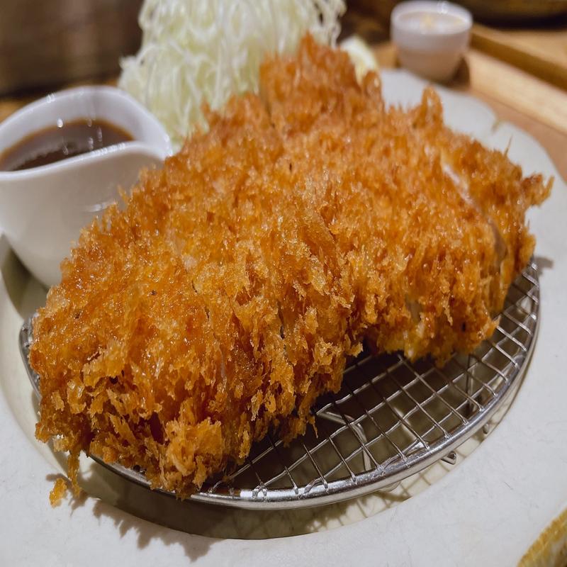 リブロースかつ定食(Front du CHATON)