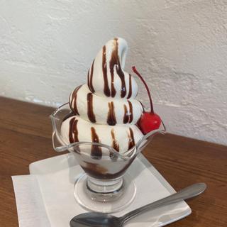 ソフトクリーム（チョコレート）(CAFE SHINO TERRACE)