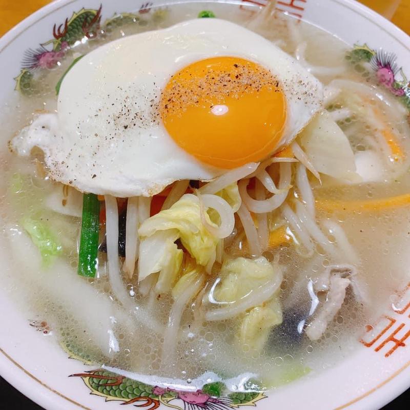 月見タンメン(めん屋一丁)