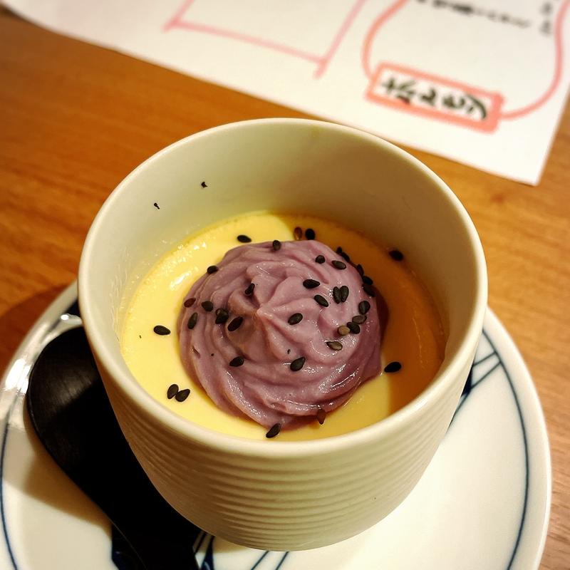 本日の茶碗蒸し(肉やきとだしと博多うどん中目黒はし田)