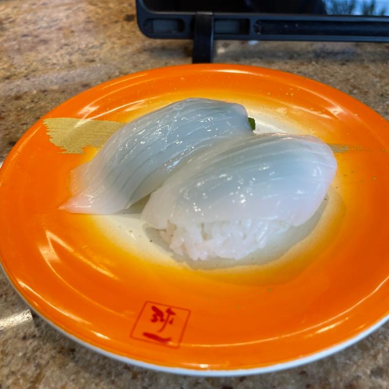 紋甲イカ(江戸前回転寿司 弥一 堺中央環状店)