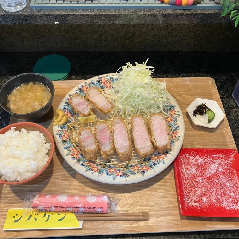 純血デュロック　熟成特上ロース200g(銘柄豚とんかつシバケン)