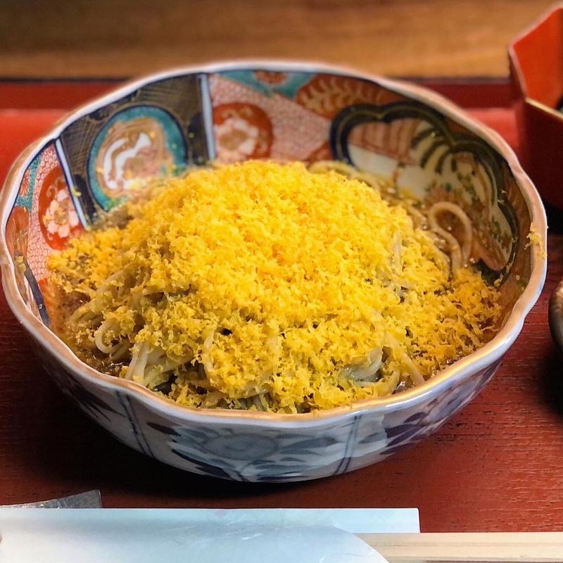 からすみ蕎麦(そばや哲心)