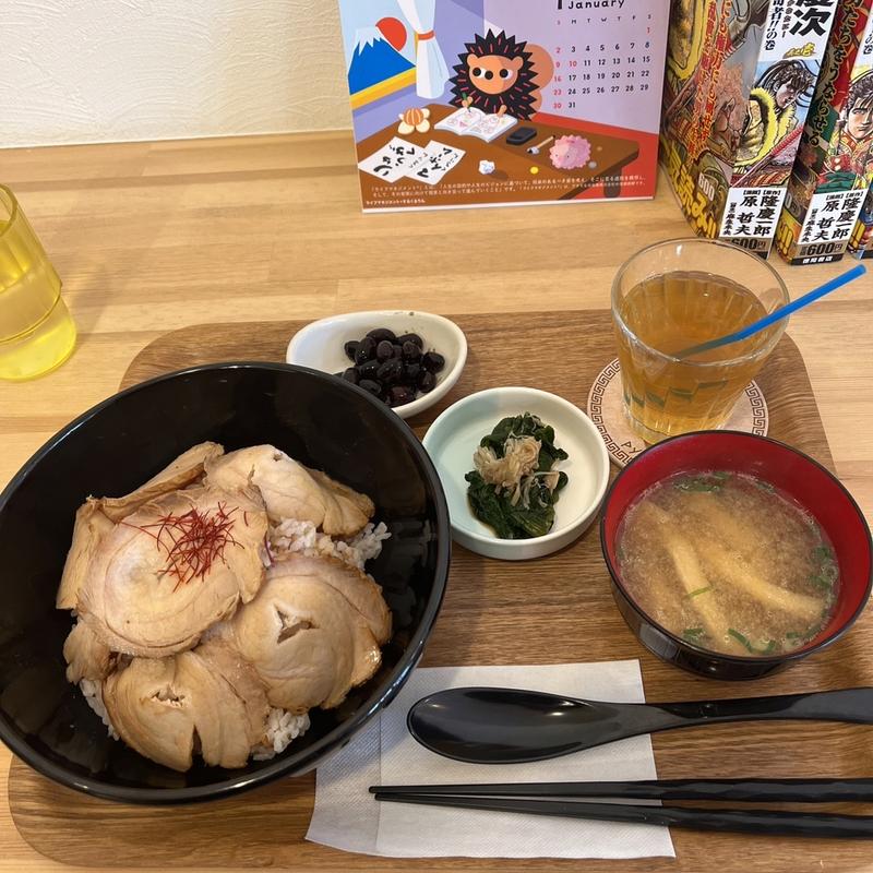 チャーシュー丼定食(どんぶり定食 SHIORICH （シオリッチ）)