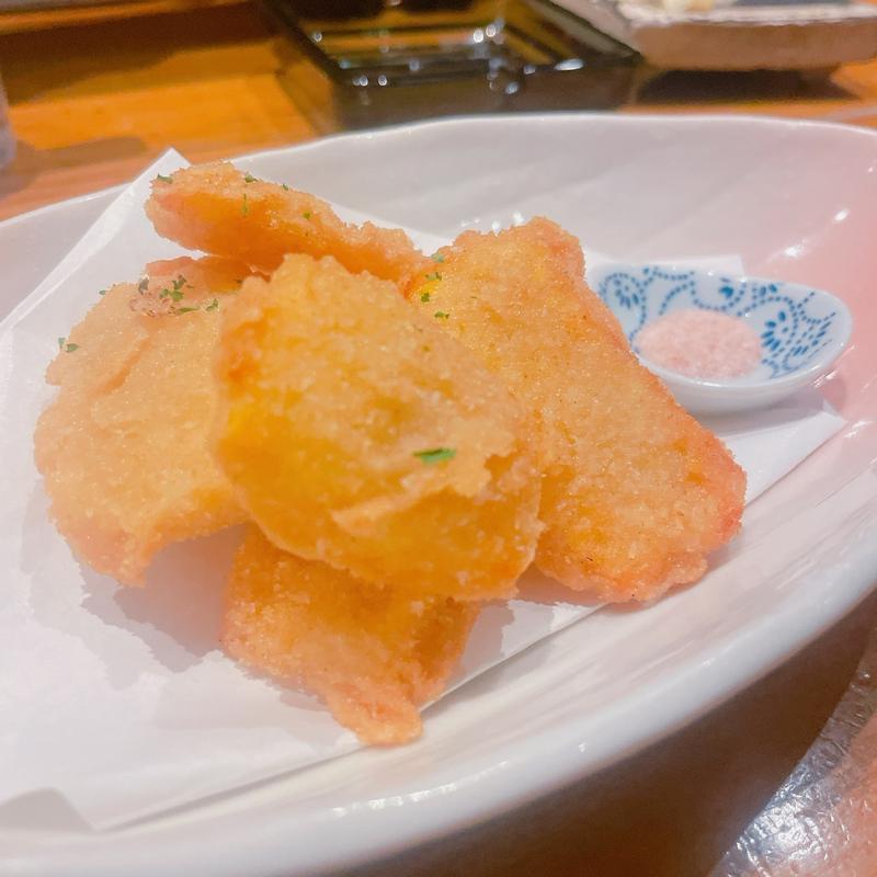 とうもろこしの天ぷら(庵GuRi5566)