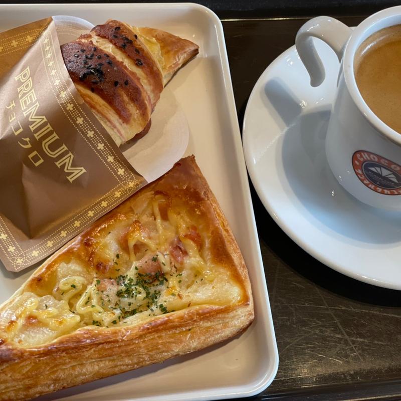 じゃがバタデニッシュセット(サンマルクカフェ bono相模大野店)