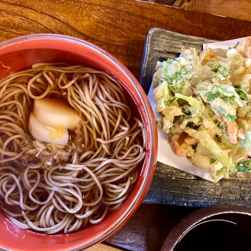 江戸かき揚げ蕎麦(日本そば 藪)