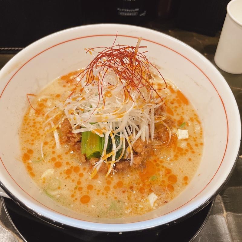 汁あり担々麺(特級鶏蕎麦龍介もてぎ)