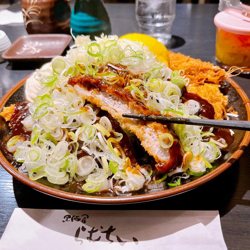 黒豚味噌かつ単品(黒豚屋 らむちぃ)