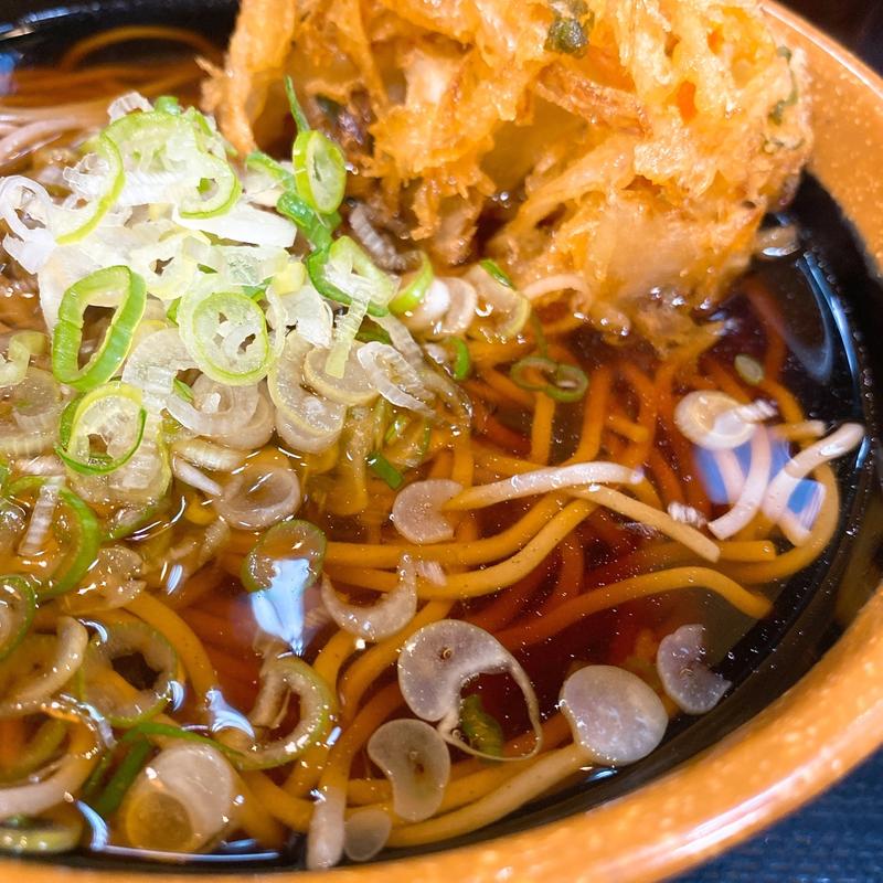 ミニかき揚げそば(めとろ庵 新木場店 )