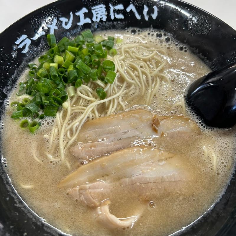 とんこつラーメン(ラーメン工房にへい)