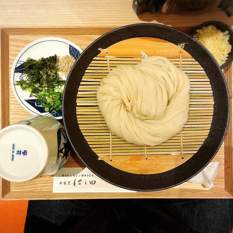 ざるうどん（冷）(肉やきとだしと博多うどん中目黒はし田)