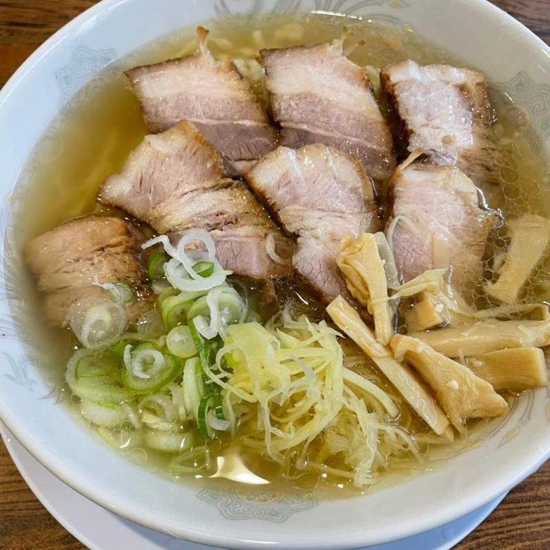 しょうがチャーシューメン(青竹手打ちラーメン おおき屋)