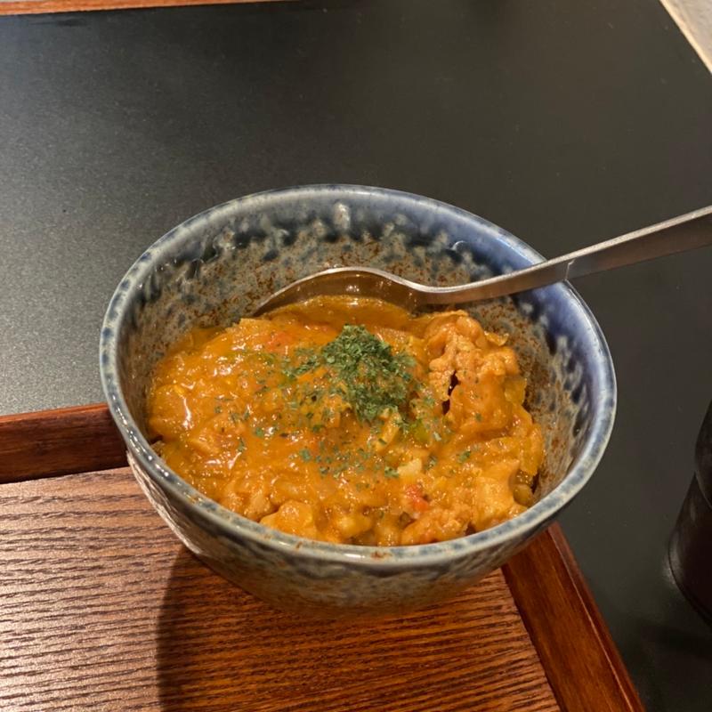 ミニカレー ココナッツと青唐辛子チキンカレー(Omiruk)