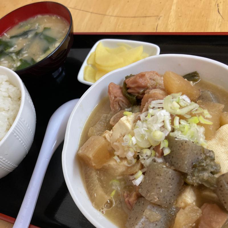 もつ煮定食(雀雀亭 )