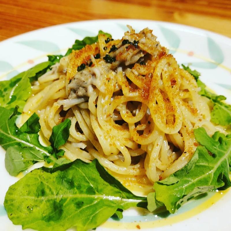 カラスミとシラス 至高のマリアージュパスタ(グリルモトカラ)