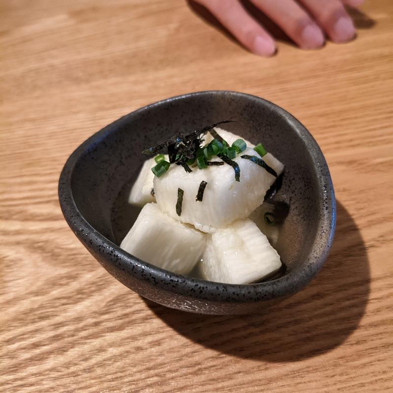 山芋わさび(炭焼焼鳥ひのてつ小川町店 from San Diego)