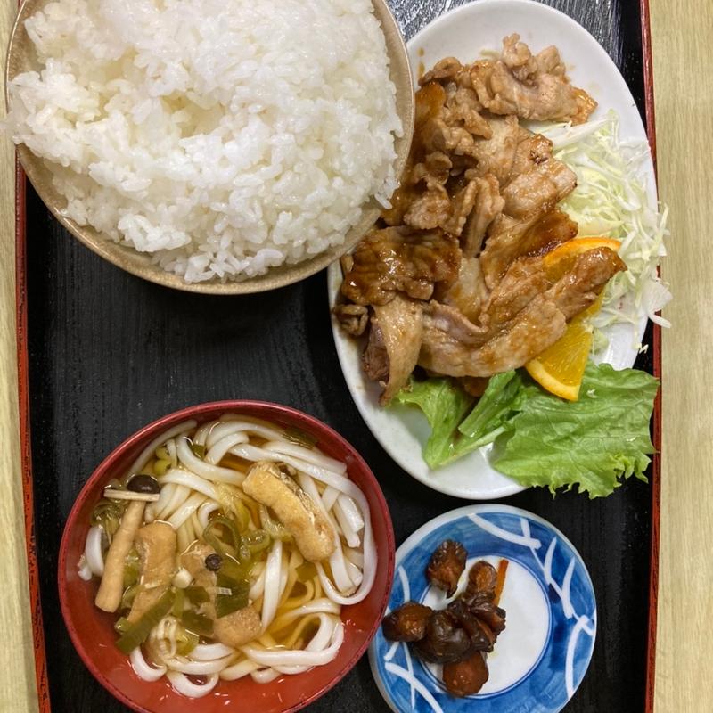 生姜焼き定食(さくら食堂)