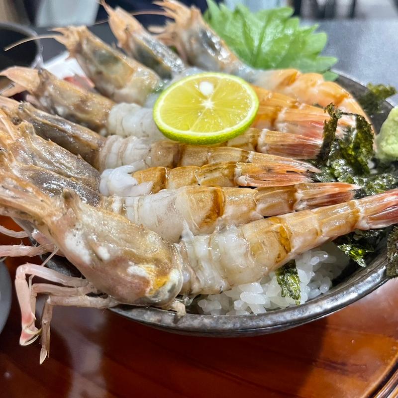 モサエビ丼(すしの家海月)