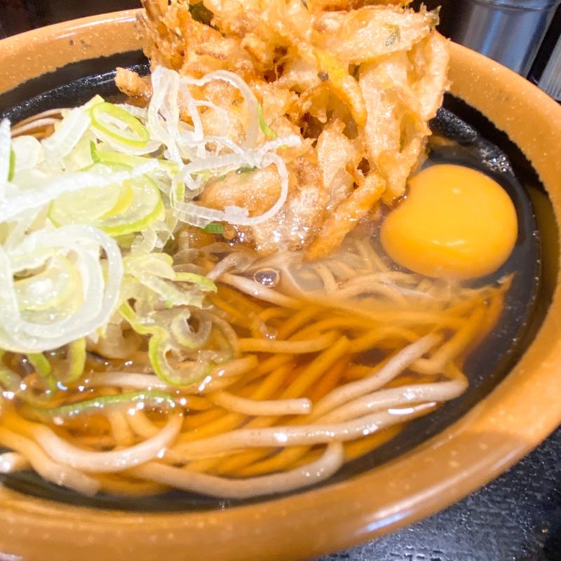 かき揚げ玉子そば(めとろ庵 新木場店 )