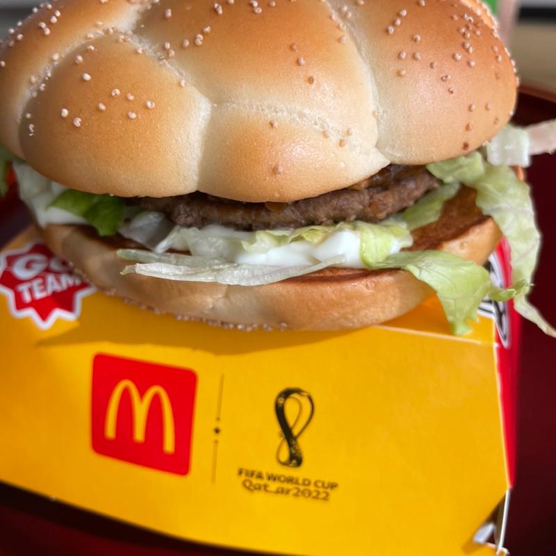 ワイルドビーフバーガーオニオンリング&チーズ(マクドナルド 茨木真砂店)