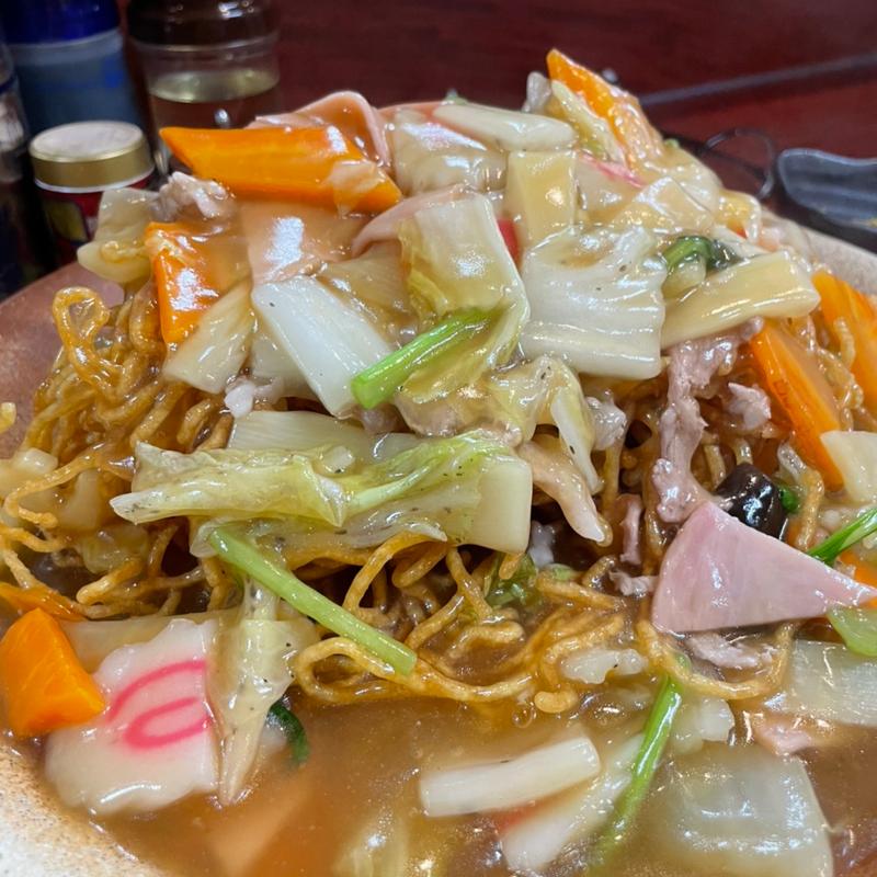 あんかけかた焼きそば(味銀 )