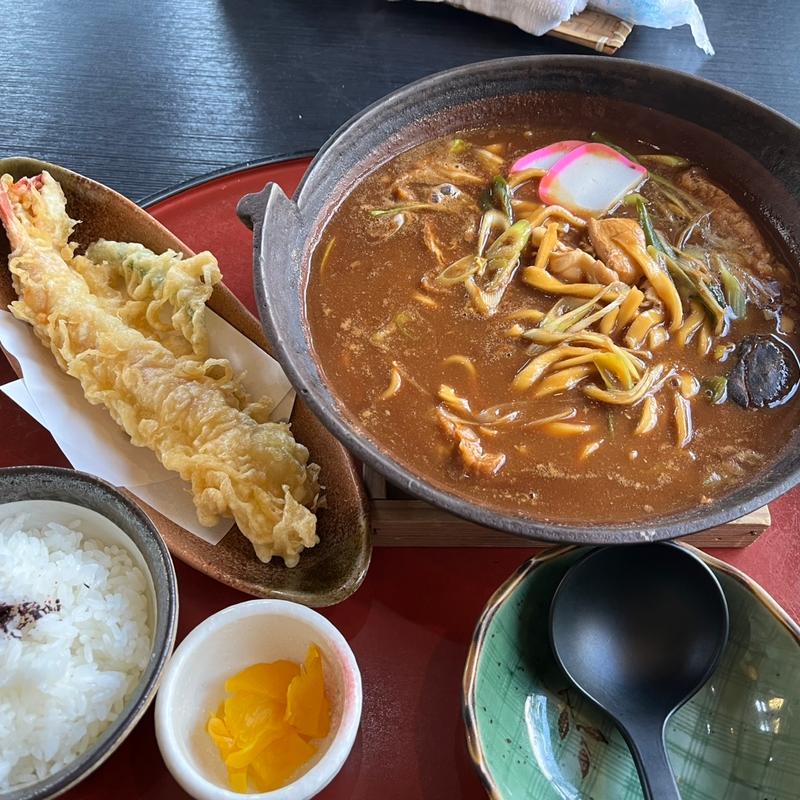 大海老味噌煮込みうどん(波乃家 馬目店 （なみのや）)