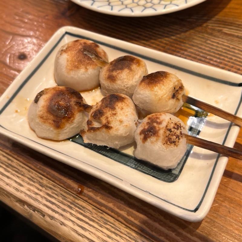 さといも焼（二串）(もつ焼 大統領 支店)