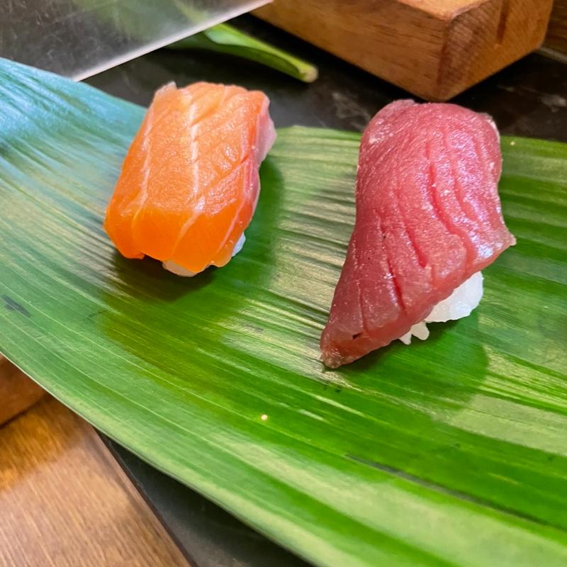 サーモン　マグロ赤身(すしぎん)
