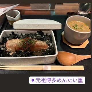 めんたい重飯吸セット(元祖博多めんたい重)