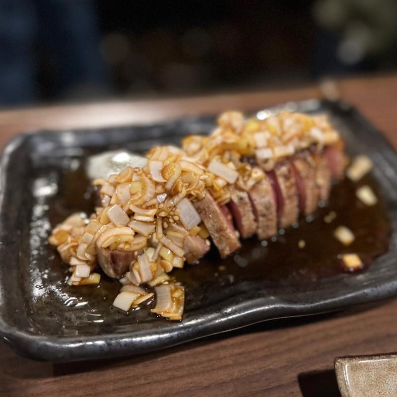 牛タンネギ塩タレ(朝〆やきとんの淳 )