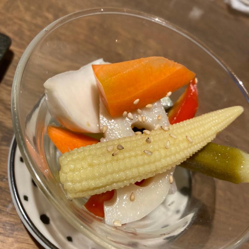 自家製ピクルス(TOKYO MEAT酒場 練馬店)