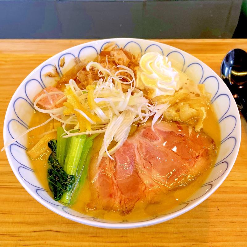 京白味噌生クリームらーめん(おだしらーめん おだに)