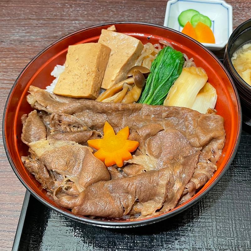 肩ロースすき焼き丼（黒毛和牛）(浅草今半 松坂屋 上野店)