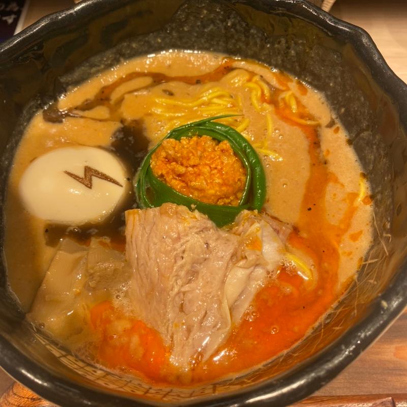 鷄どろろ味噌味玉付き(創作らーめん style林)