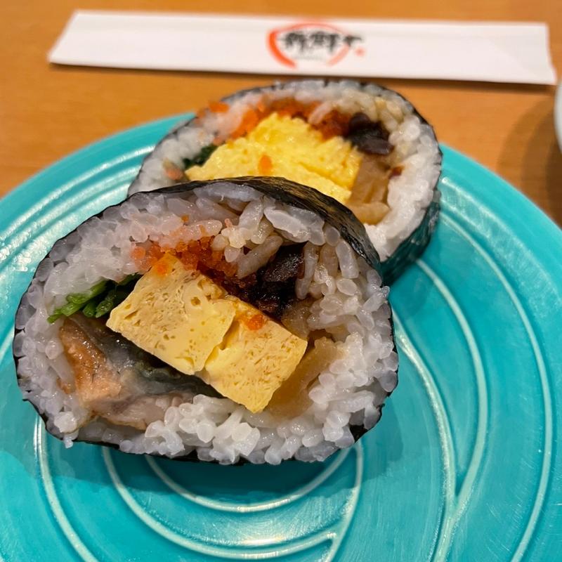 上巻き(廻し鮨 新鮮や 鮎川店)