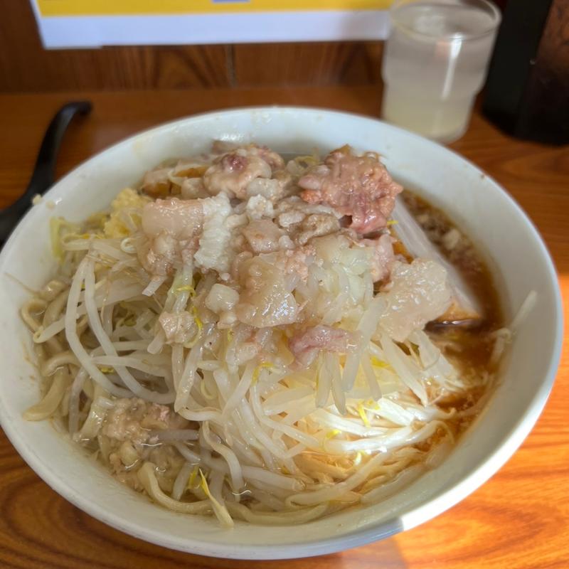 ラーメン豚2枚(ラーメン二郎 亀戸店 （らーめんじろう）)